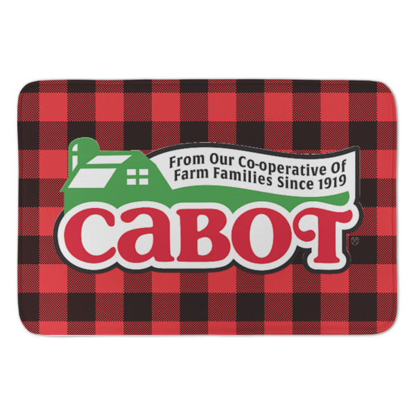 Custom Lumberjack Plaid Anti-Fatigue Kitchen Mat (Personalized)