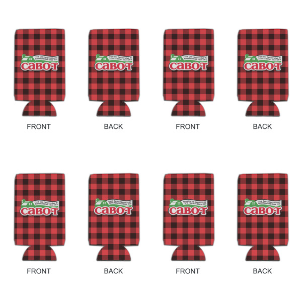 Custom Design - Can Cooler - 16oz - Set of 4 - Front & Back