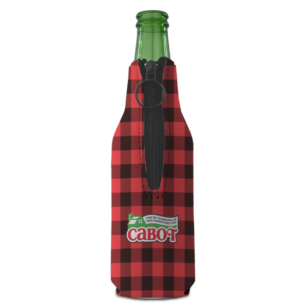 Custom Design - Zipper Bottle Cooler - BACK (bottle)