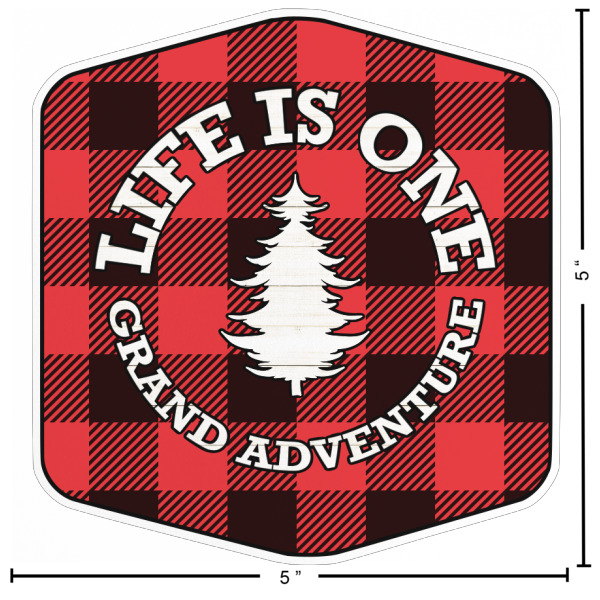 Custom Design - Custom Shape Iron On Patches - L Patch w/ Measurements