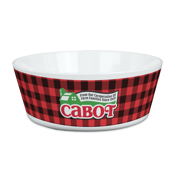 Custom Lumberjack Plaid Kid's Bowl (Personalized)