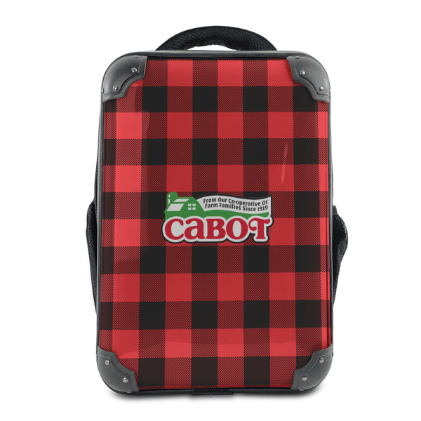 Custom Lumberjack Plaid 15" Hard Shell Backpack (Personalized)