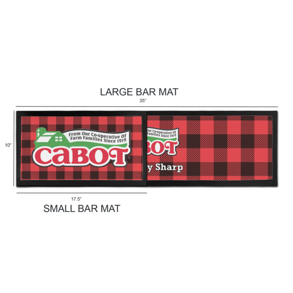 Custom Design - Bar Mats - Sizing Chart