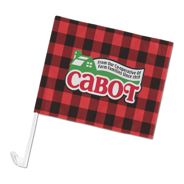 Custom Lumberjack Plaid Car Flag (Personalized)