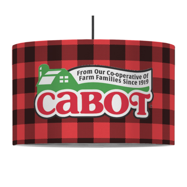 Custom Design - 12" Drum Lampshade - PENDANT (Fabric)