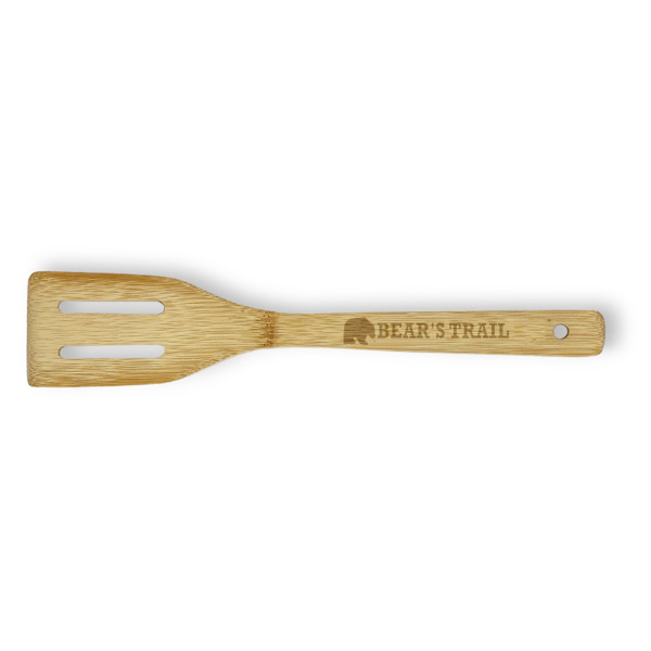Custom Lumberjack Plaid Bamboo Slotted Spatula - Single Sided (Personalized)