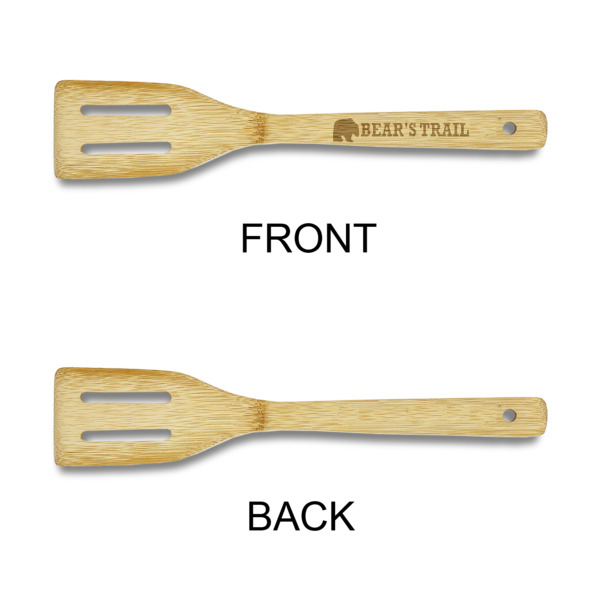Custom Design - Bamboo Slotted Spatulas - Single Sided - APPROVAL
