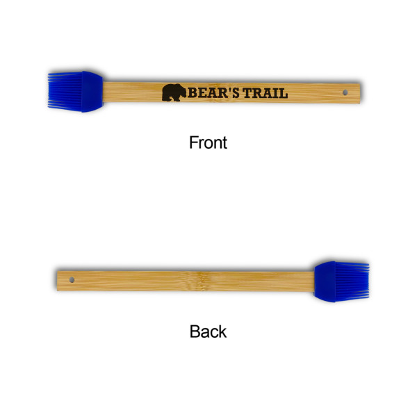 Custom Design - Silicone Brushes - Blue - Front & Back