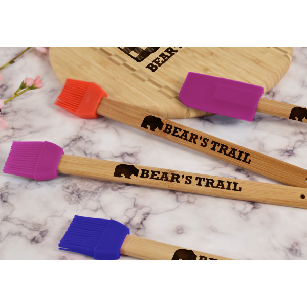 Custom Design - Silicone Brush - Purple - Lifestyle