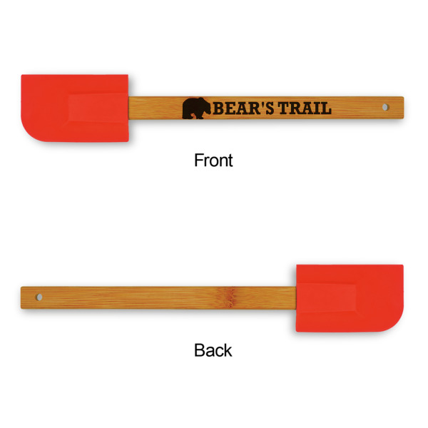 Custom Design - Silicone Spatula - Red - Front & Back