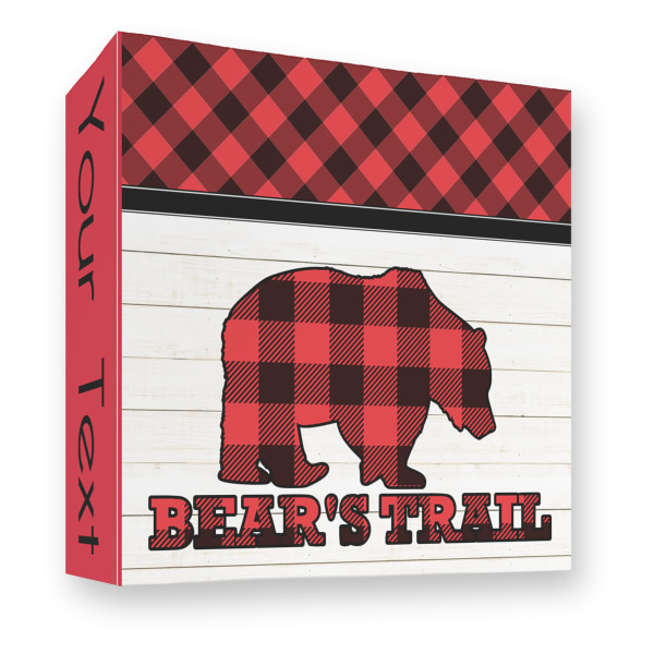 Custom Design - 3 Ring Binders - Full Wrap - 3" - Front