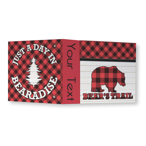 Custom Design - 3 Ring Binders - Full Wrap - 3" - Open Outside