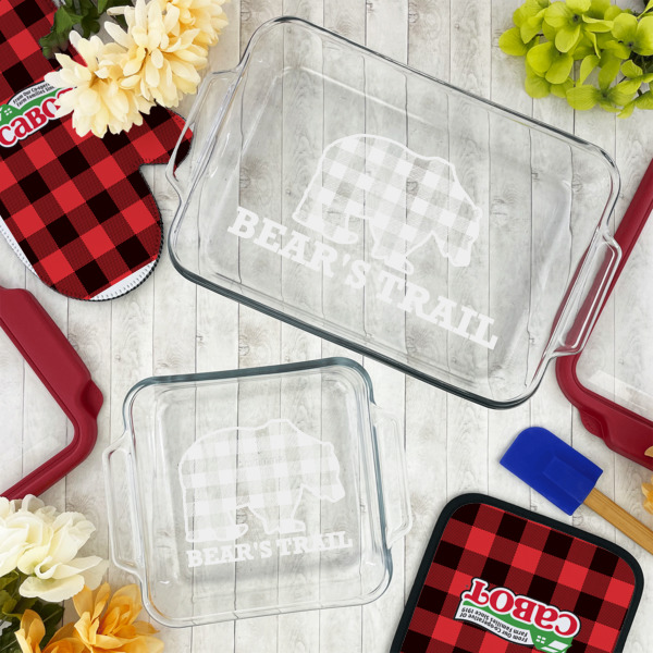 Custom Design - Glass Baking Dish Set - Lifestyle
