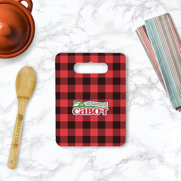 Custom Design - Rectangle Trivet with Handle - LIFESTYLE