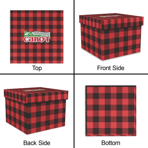 Custom Design - Gift Boxes with Lid - Canvas Wrapped - X-Large - Approval