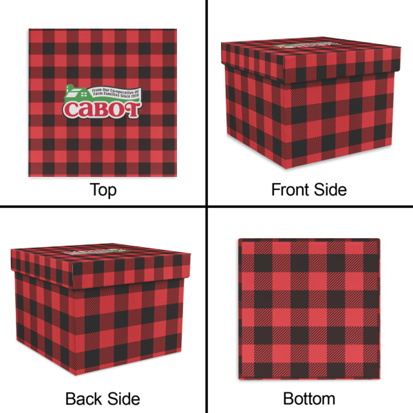 Custom Design - Gift Boxes with Lid - Canvas Wrapped - Large - Approval