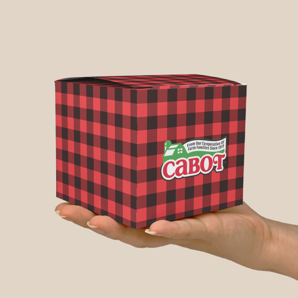 Custom Design - Cube Favor Gift Box - Scale View