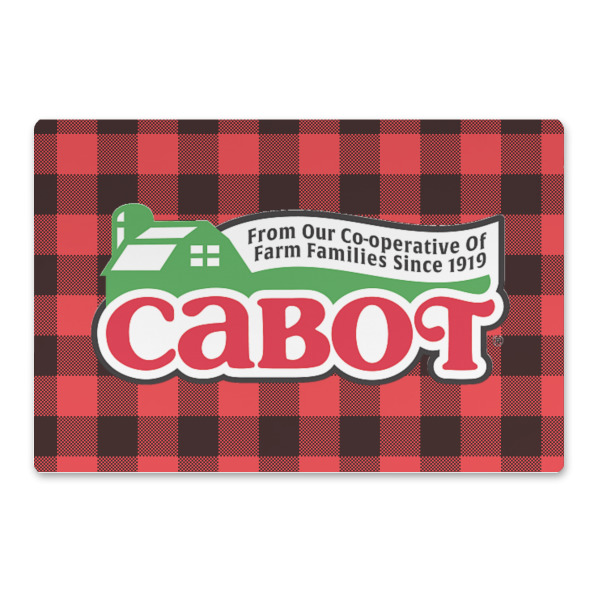 Custom Lumberjack Plaid Large Rectangle Car Magnet (Personalized)