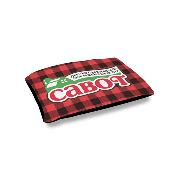 Custom Lumberjack Plaid Outdoor Dog Bed - Small (Personalized)