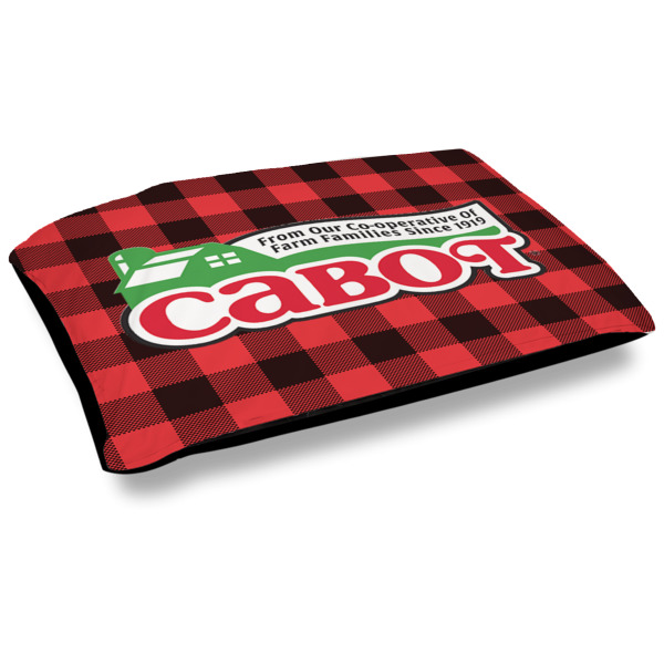 Custom Lumberjack Plaid Dog Bed w/ Name or Text