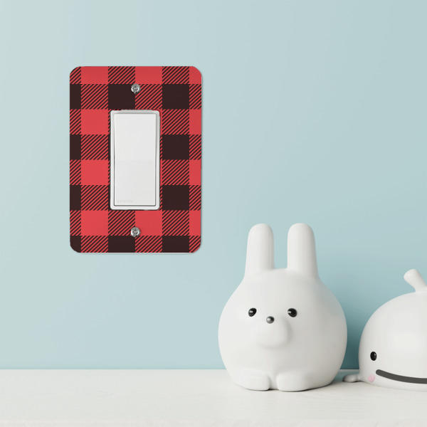 Custom Design - Rocker Light Switch Covers - Single - IN CONTEXT