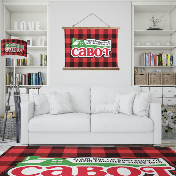 Custom Design - Wall Hanging Tapestry - Landscape - In Context