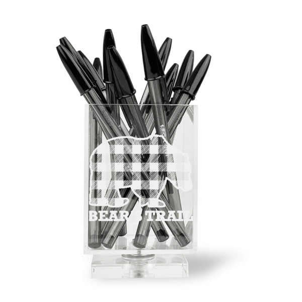 Custom Design - Acrylic Pencil Holder - FRONT