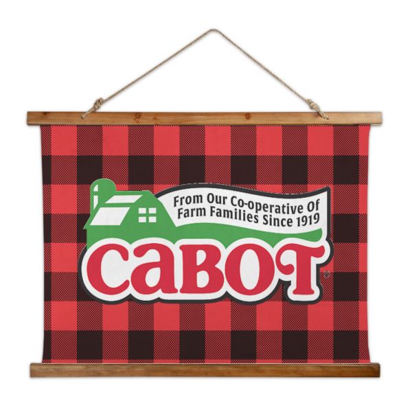 Custom Lumberjack Plaid Wall Hanging Tapestry - Wide (Personalized)