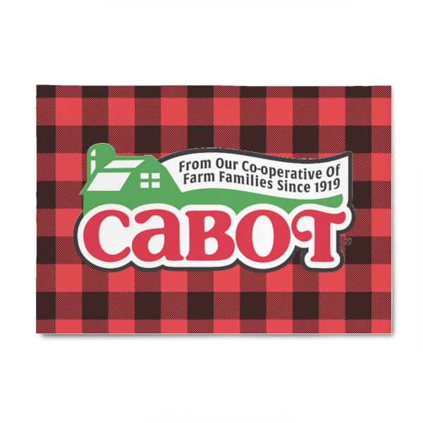 Custom Lumberjack Plaid 4' x 6' Indoor Area Rug (Personalized)