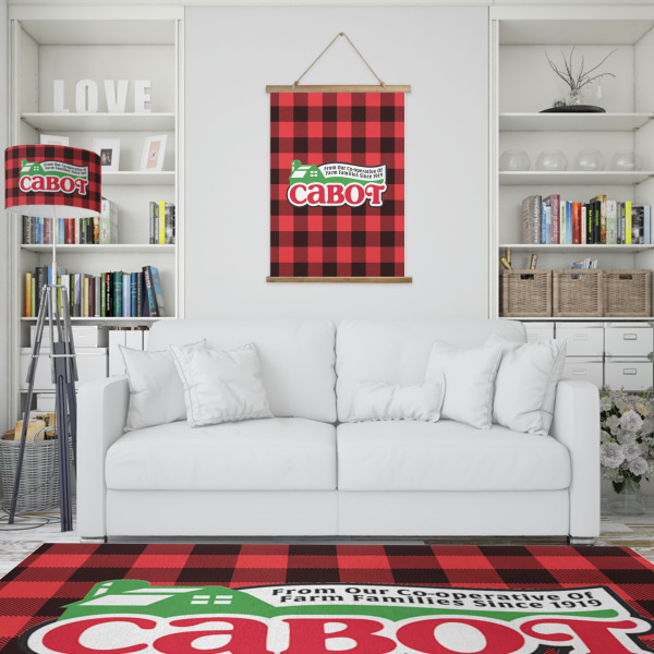 Custom Design - Wall Hanging Tapestry - Portrait - In Context