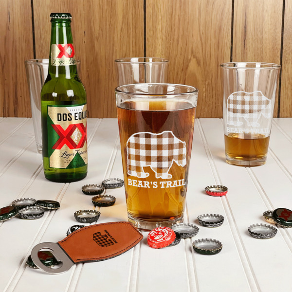 Custom Design - Pint Glasses - In Context