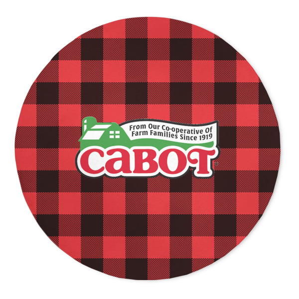 Custom Lumberjack Plaid 5' Round Indoor Area Rug (Personalized)