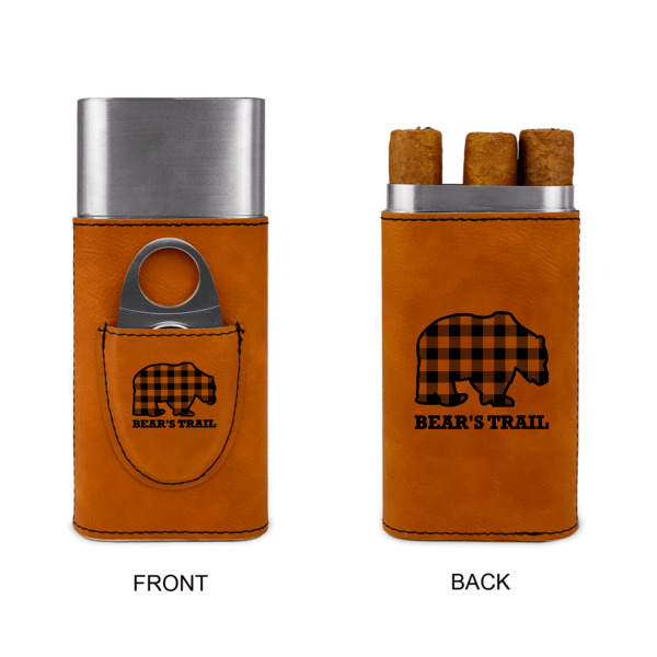 Custom Design - Cigar Case with Cutter - Double Sided - Approval