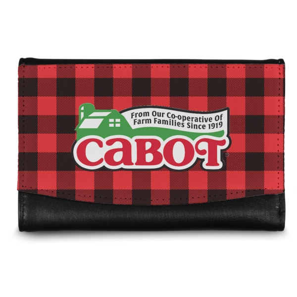 Custom Lumberjack Plaid Genuine Leather Women's Wallet - Small (Personalized)