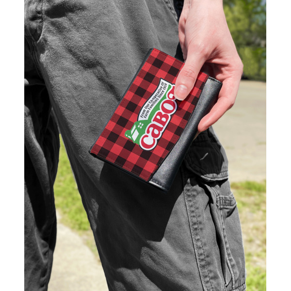 Custom Design - Genuine Leather Womens Wallet - In Context