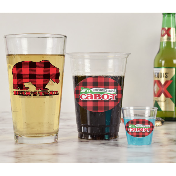 Custom Design - Pint Glass - Two Content - In Context