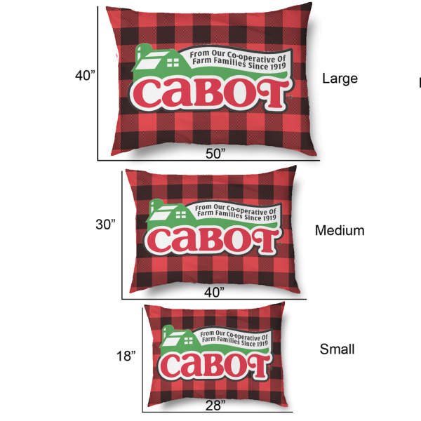 Custom Design - Outdoor Dog Beds - SIZE CHART