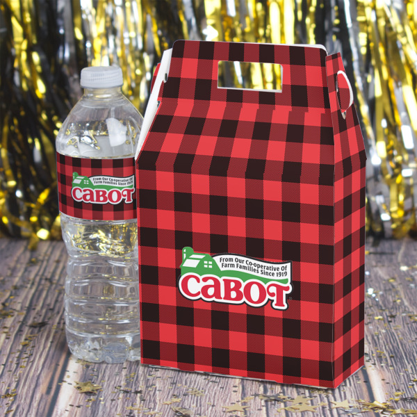 Custom Design - Gable Favor Box - In Context