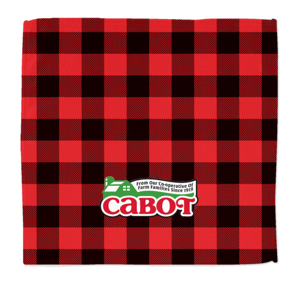 Custom Lumberjack Plaid Microfiber Dish Rag (Personalized)