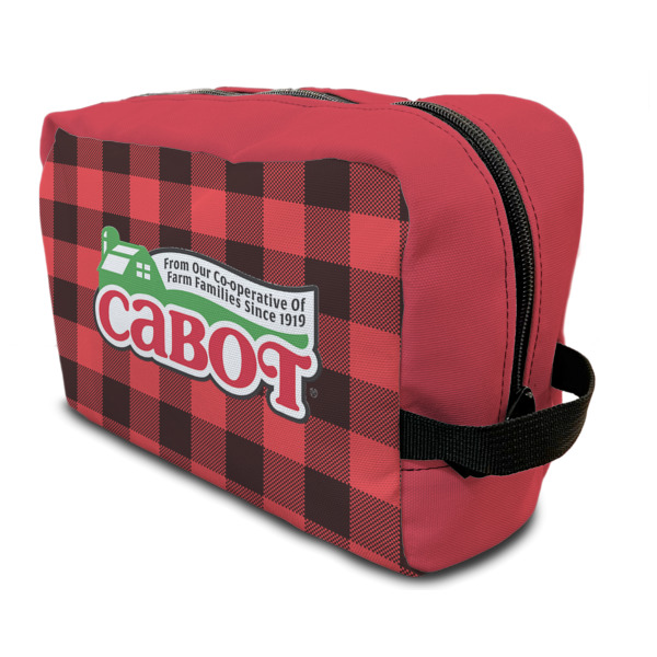 Custom Lumberjack Plaid Toiletry Bag / Dopp Kit (Personalized)