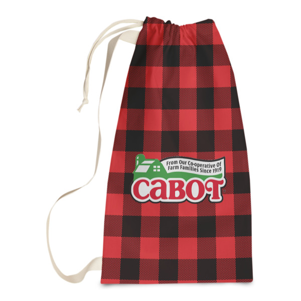 Custom Lumberjack Plaid Laundry Bags - Small (Personalized)