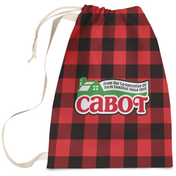 Custom Lumberjack Plaid Laundry Bag (Personalized)