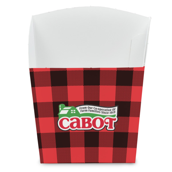 Custom Lumberjack Plaid French Fry Favor Boxes (Personalized)