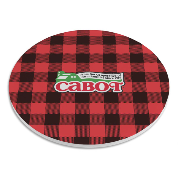 Custom Design - Round Stone Trivet - Angle View