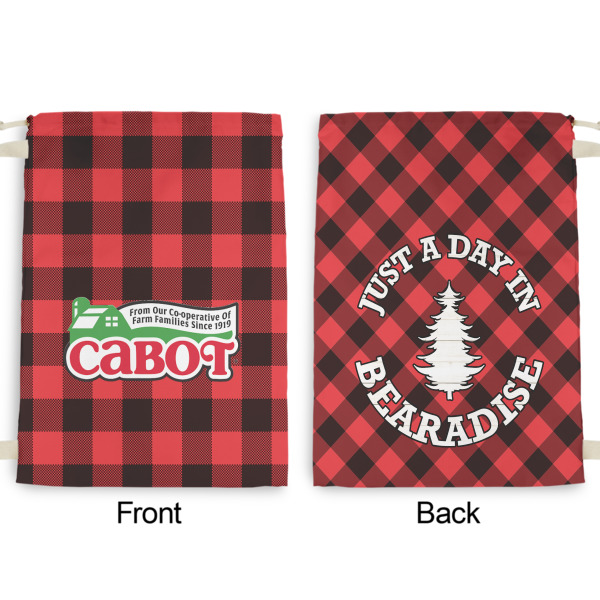 Custom Design - Large Laundry Bag - Front & Back View