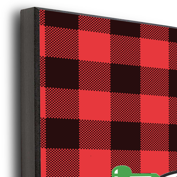 Custom Design - 11x14 Wood Print - Closeup