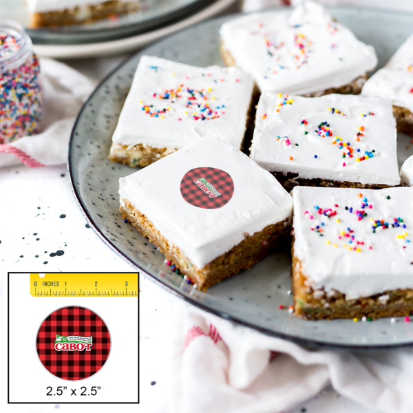 Custom Design - Printed Icing Circle - Medium - In Context