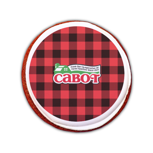 Custom Design - Printed Icing Circle - Small - On Cookie