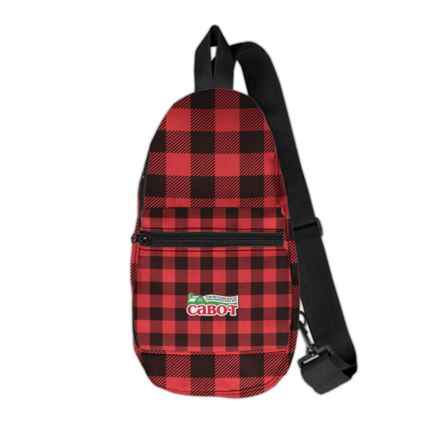 Custom Lumberjack Plaid Sling Bag (Personalized)