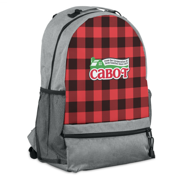Custom Lumberjack Plaid Backpack (Personalized)